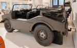 =Porsche 597  Jagdwagen , Bj. 1958, 1582 ccm, 50 PS, steht im Museum PROTOTYP in Hamburg, 09-2024