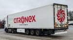 =Scania R 410-Sattelzug von CITRONEX-Transport rastet im Dezember 2023 an der A 7