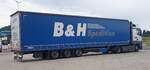 =MB Actros-Sattelzug der Spedition B+H, 09-2021