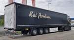 =Scania 500 S vom Transportunternehmen KAI HOMBURG rastet auf dem Autohof Fulda-Nord, 04-2024