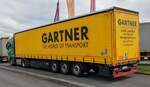 =MAN TGX-Sattelzug von GARTNER-Logistic rastet im Dezember 2024 an der A 5