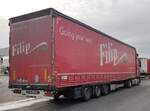 =MB Actros-Sattelzug von der Spedition FILIP rastet im Dezember 2024 an der A 5