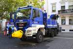 THW Offenbach MAN TGS LKW-Kran (Heros Offenbach 36/46) am 28.09.24 in Offenbach Innenstadt  