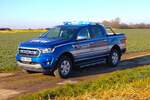 THW Groß Umstadt Ford Ranger PKW (Heros Groß Umstadt 86/21) am 02.02.25 bei einen Fototermin. Danke für das tolle Shooting