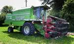 Deutz-Fahr 4075HTS, Mähdrescher mit 240PS, Schnittbreite 5,40m, gebaut von 1995-2003, Juli 2024