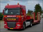 Daf XF Sattelzug mit leerem Auflieger gesehen am 03.07.2012.