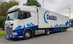 =DAF-Sattelzug der Firma DASKO rastet an der A 61 im Oktober 2024