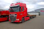 UHL Schwertransport DAF XF 530 am 01.03.25 bei einen Fototermin.