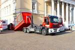 Werkfeuerwehr EVONIK Industries Darmstadt IVECO WLF mit AB-Pritsche am 07.09.24 beim Blaulichttag in Darmstadt