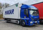 =Iveco Eurocargo 180-320 von MAKAR rastet im November 2024 an der A 7