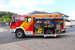 Feuerwehr Bad Orb IVECO MAGIRUS StlF20/25 (Florian Bad Orb 1/40) am 29.09.24 bei einen Fototermin. Danke für das tolle Fotoshooting