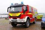 Feuerwehr Mainz IVECO LF20 Kats am 31.12.24 beim Silvesterschwimmen in Mainz