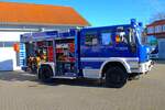 THW Groß Umstadt IVECO Magirus GKW (Heros Groß Umstadt 22/51) am 02.02.25 bei einen Fototermin. Danke für das tolle Shooting