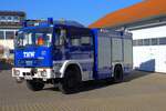 THW Groß Umstadt IVECO Magirus GKW (Heros Groß Umstadt 22/51) am 02.02.25 bei einen Fototermin.