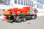 Main Kinzig Kreis MAN TGS WLF (Florian Main-Kinzig 17-66-1) mit AB-Tank 4 am 16.08.24 vor einer Schauübung Fotografiert bei der Feuerwehr Langenselbold. Das Fahrzeug ist dort stationiert
