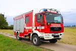 Feuerwehr Riedstadt Leeheim MAN TGM HLF20/16 am 18.08.24 beim Grillfest