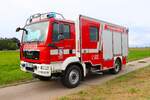 Feuerwehr Riedstadt Leeheim MAN TGM HLF20/16 am 18.08.24 beim Grillfest