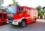 Feuerwehr Büttelborn MAN TGM LF10 bei der Sternfahrt Kreisfeuerwehrtag Groß Gerau am 01.09.24 in Mörfelden Walldorf