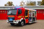 Feuerwehr Nidda MAN TGM StlF (Florian Nidda 1-40) am 10.11.24 bei einen Fototermin.