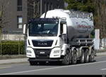 MAN mit Silo Aufbau unterwegs in Renens am 28.02.2025