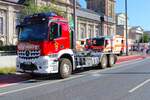 BF Darmstadt Mercedes Benz Arocs WLF5 am 07.09.24 beim Blaulichttag in Darmstadt