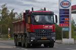 Mercedes Benz Arocs Kipper, aufgenommen am 21.10.2024