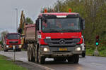 Mercedes Benz Kipper, aufgenommen 10.2024