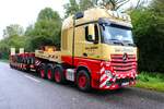 Spedition Baumann Move Mercedes Benz Actros V8 Schwerlastzugmaschine am 08.09.24 bei Maintal