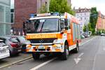 Feuerwehr Frankfurt am Main Mercedes Benz Atego LF20 der FF Oberrad am 02.06.24 beim Tag der offenen Tür auf der Wache 4