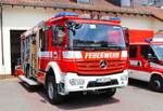 Feuerwehr Kelkheim (Taunus) Mercedes Benz Atego HLF20/16 am 08.06.24 beim Tag der Feuerwehr