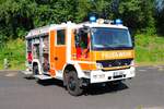 Feuerwehr Dietzenbach Mercedes Benz Atego TLF16 (Florian Dietzenbach 4/22-1) am 20.07.24 bei einen Fototermin.