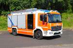 Feuerwehr Dietzenbach Mercedes Benz Atego HLF20 (Florian Dietzenbach 4/46-1) am 20.07.24 bei einen Fototermin.