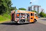 Feuerwehr Dietzenbach Mercedes Benz Atego StlF20-V (Florian Dietzenbach 4/40-1) am 20.07.24 bei einen Fototermin.