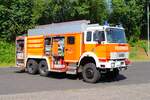 Feuerwehr Dietzenbach IVECO Rosenbauer TLF5000 (Florian Dietzenbach 4/49-1) am 20.07.24 bei einen Fototermin.