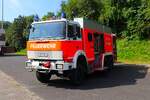 Feuerwehr Dietzenbach IVECO Rosenbauer TLF5000 (Florian Dietzenbach 4/49-1) am 20.07.24 bei einen Fototermin.