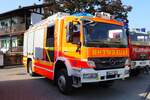 Feuerwehr Rüsselsheim Mercedes Benz Atego StlF20 bei der Sternfahrt Kreisfeuerwehrtag Groß Gerau am 01.09.24 in Mörfelden Walldorf