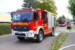 Feuerwehr Klein Zimmern Mercedes Benz Atego LF10 bei der Jugendfeuerwehr Bezirksübung am 15.09.24 in Groß-Zimmern