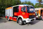 Werkfeuerwehr Continental Frankfurt am Main Mercedes Benz Atego HLF20/16 am 22.09.24 beim Tag der offenen Tür der Berufsfeuerwehr Wache 30 Sossenheim