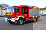 Feuerwehr Bad Orb Mercedes Benz Atego LF10 KatS (Florian Bad Orb 1/43) am 29.09.24 bei einen Fototermin.