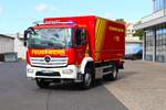 Feuerwehr Bad Orb Mercedes Benz Atego GW-L (Florian Bad Orb 1/64) am 29.09.24 bei einen Fototermin.