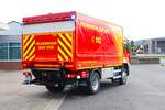 Feuerwehr Bad Orb Mercedes Benz Atego GW-L (Florian Bad Orb 1/64) am 29.09.24 bei einen Fototermin.