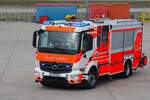 Fraport Flughafenfeuerwehr Frankfurt am Main Mercedes Benz Arocs HTLF am 16.10.24 an der Wache 3