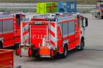 Fraport Flughafenfeuerwehr Frankfurt am Main Mercedes Benz Arocs HTLF am 16.10.24 an der Wache 3