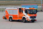 Fraport Flughafenfeuerwehr Frankfurt am Main Mercedes Benz Arocs HTLF am 16.10.24 an der Wache 3