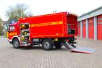 Feuerwehr Nidda Mercedes Benz Atego GW-L (Florian Nidda 1-64) am 10.11.24 bei einen Fototermin.