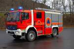 Feuerwehr Breuberg-Neustadt im Odenwald Mercedes Benz Atego LF20 Kats (Florian Breuberg 3/45) am 26.01.25 bei einen Fototermin. Danke für das tolle Shooting 