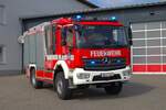 Feuerwehr Riedstadt Leeheim Mercedes Benz Atego LF10 (Florian Riedstadt 4/43) am 15.03.25 bei einen Fototermin. Danke für das tolle Shooting