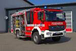 Feuerwehr Riedstadt Leeheim Mercedes Benz Atego LF10 (Florian Riedstadt 4/43) am 15.03.25 bei einen Fototermin.