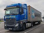 =MB Actros-Sattelzug von EXPRESSEUROSCAN aus Rumänien, 02-2024 