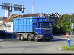 Scania G 450 ( Muldentaxi )unterwegs in der Stadt Olten am 2024.08.13